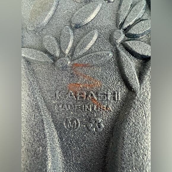 Oka B Okabashi Elle Blue Thong SlipOn Slides Flip Flop Sandal M (7-7.5) - Picture 10 of 10